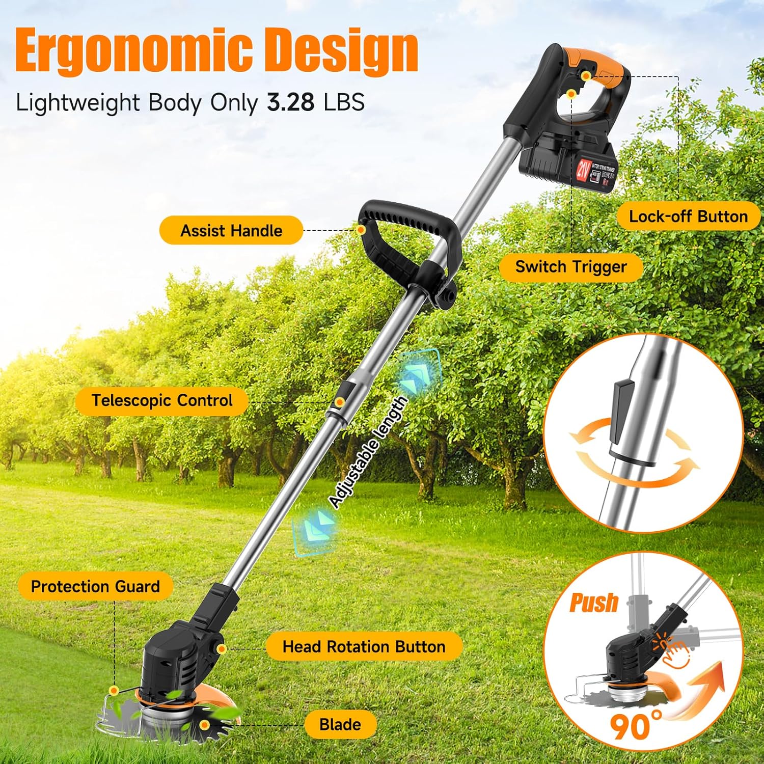 GrassDrive™ Tondeuse à gazon avec télécommande