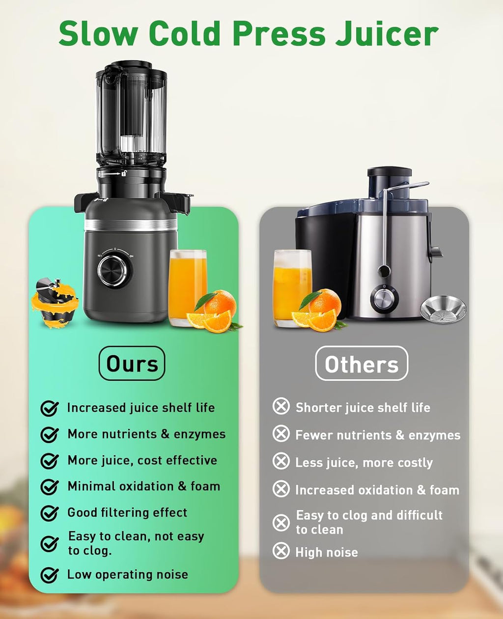 FreshVolt™ Automatische Saftpresse