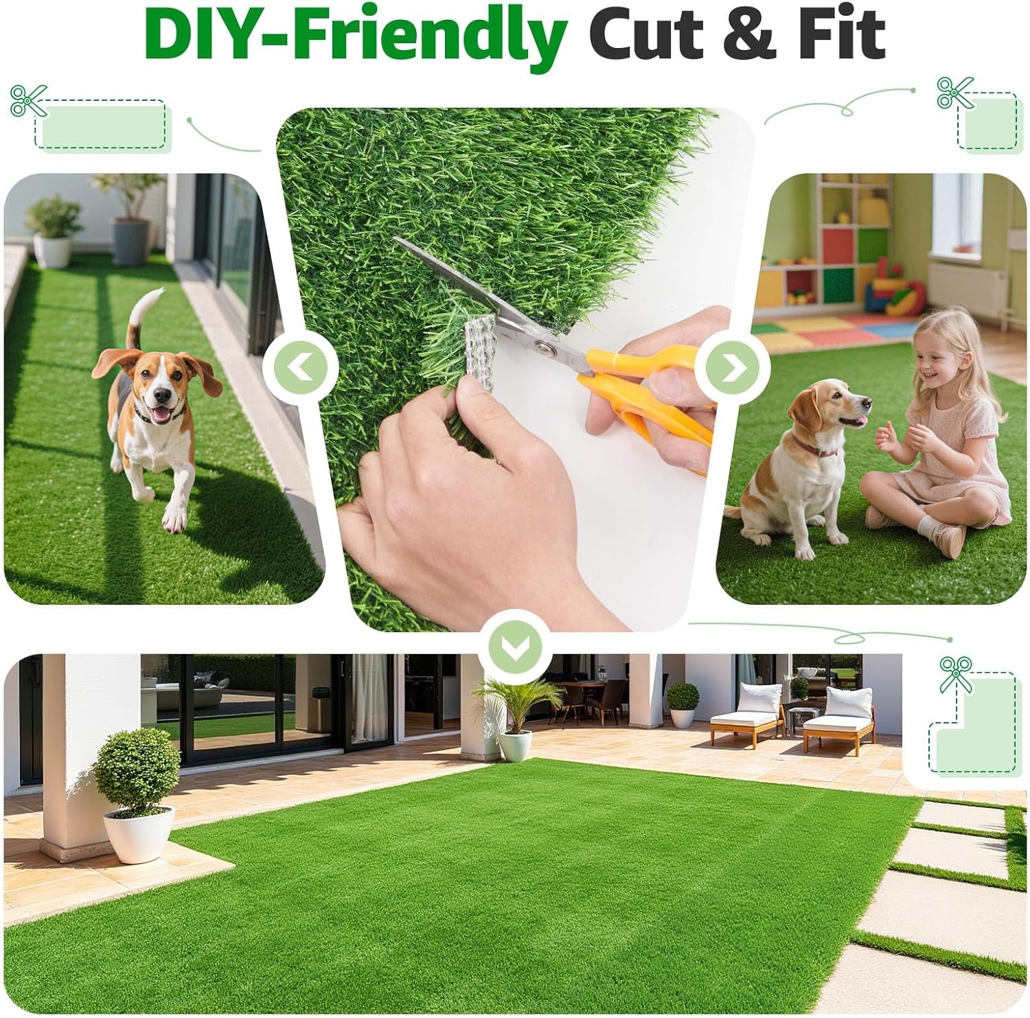 TurfTails™ Kunstrasen Tiere